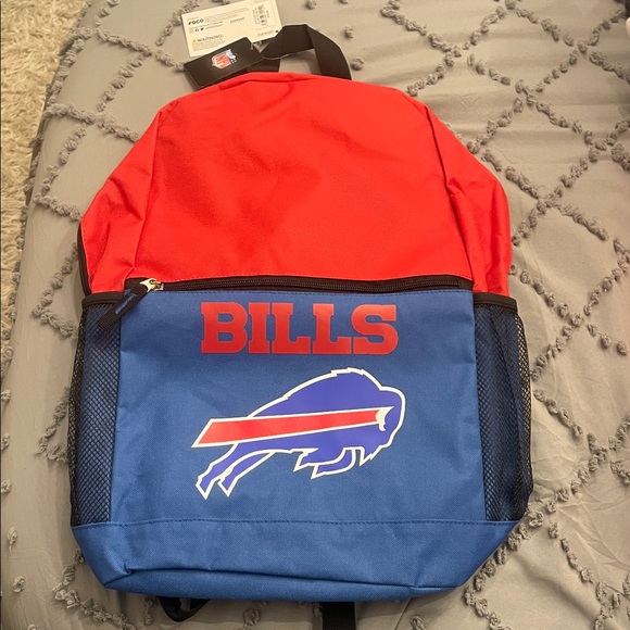 Buffalo Bills NFL Team Backpack - Red and Blue nwt - Picture 1 of 13